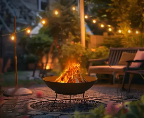 Cocon terrasse brasero