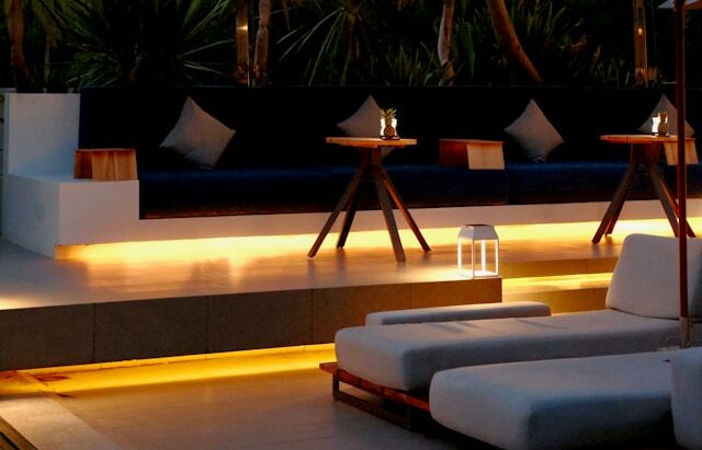 Led structure terrasse