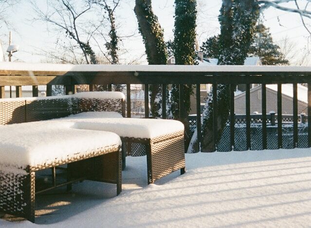 Hivernage du mobilier de terrasse