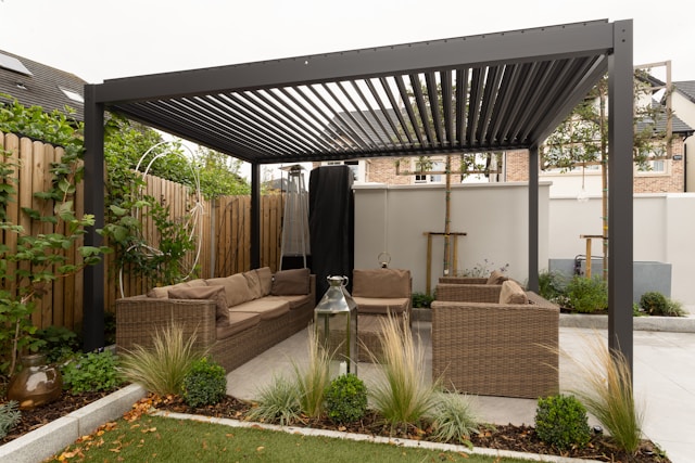 Terrasse pergola